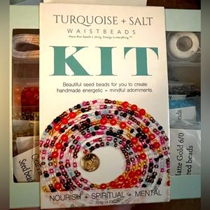 Turquoise & Salt DIY Waistbeads with charms kit